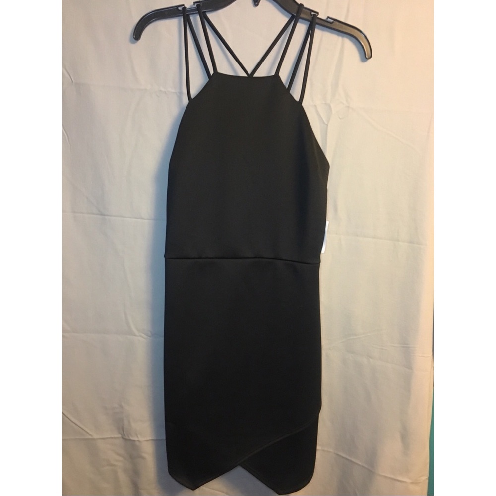 Charlotte Russe | Black Double Strap Dress